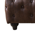 Tufted chesterfield otomano sala de estar móveis